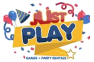Just Play Games and Party Rentals logo